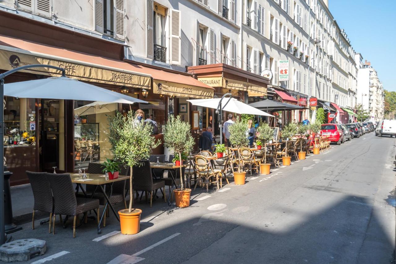 Studio Terrasse Privee 5 Min To Eiffel Tower Paris Eksteriør billede