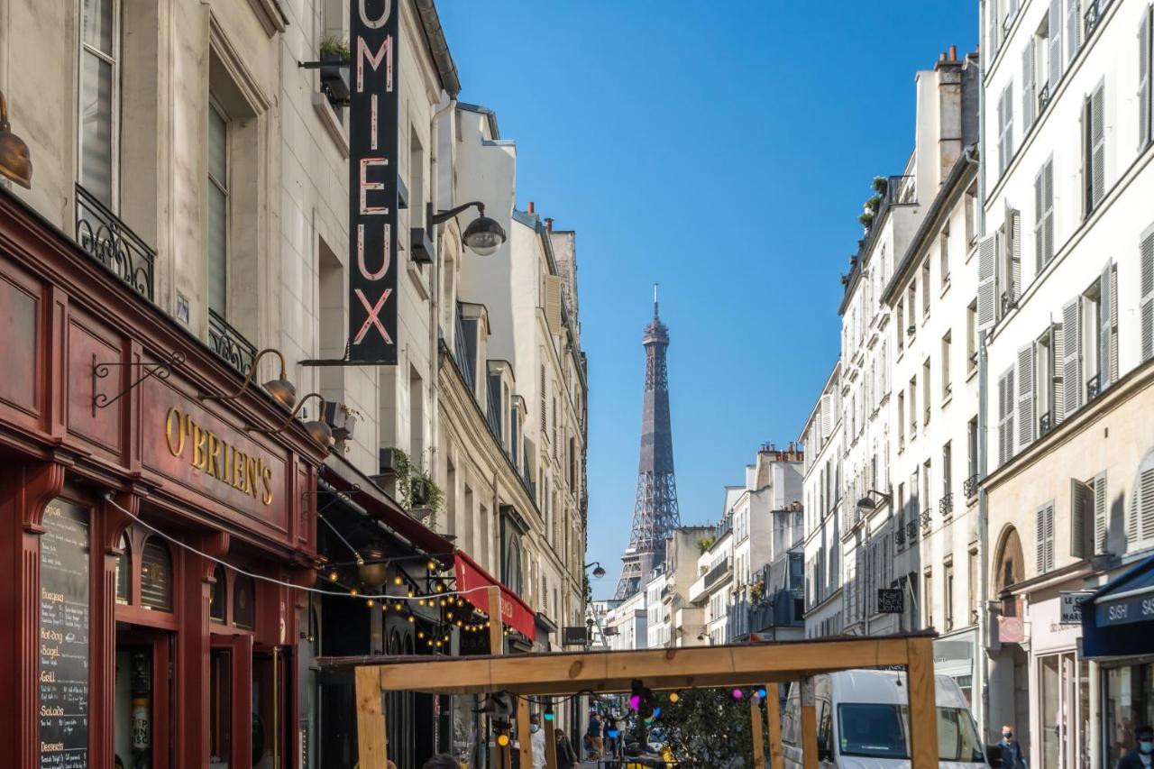 Studio Terrasse Privee 5 Min To Eiffel Tower Paris Eksteriør billede